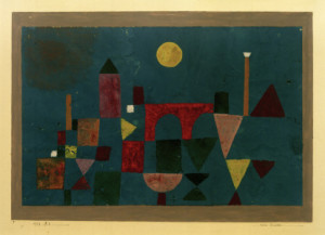 Wunschmotiv als Untersetzer - P Klee Red Bridge 1928 oder mit Eigen...