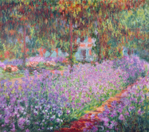 Wunschbild auf Untersetzer - The Artist S Garden At Giverny 1900 od...