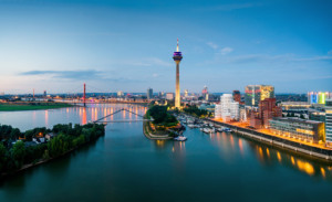 Bilder Untersetzer - Düsseldorf Medienhafen oder mit Eigenem Foto