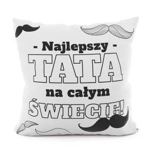 NAJLEPSZY TATA Poszewka dekoracyjna VELVET, 40x40 cm