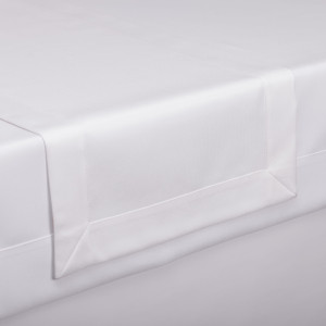 Bieżnik plamoodporny 40 x 160 cm - ECRU GŁADKI PREMIUM