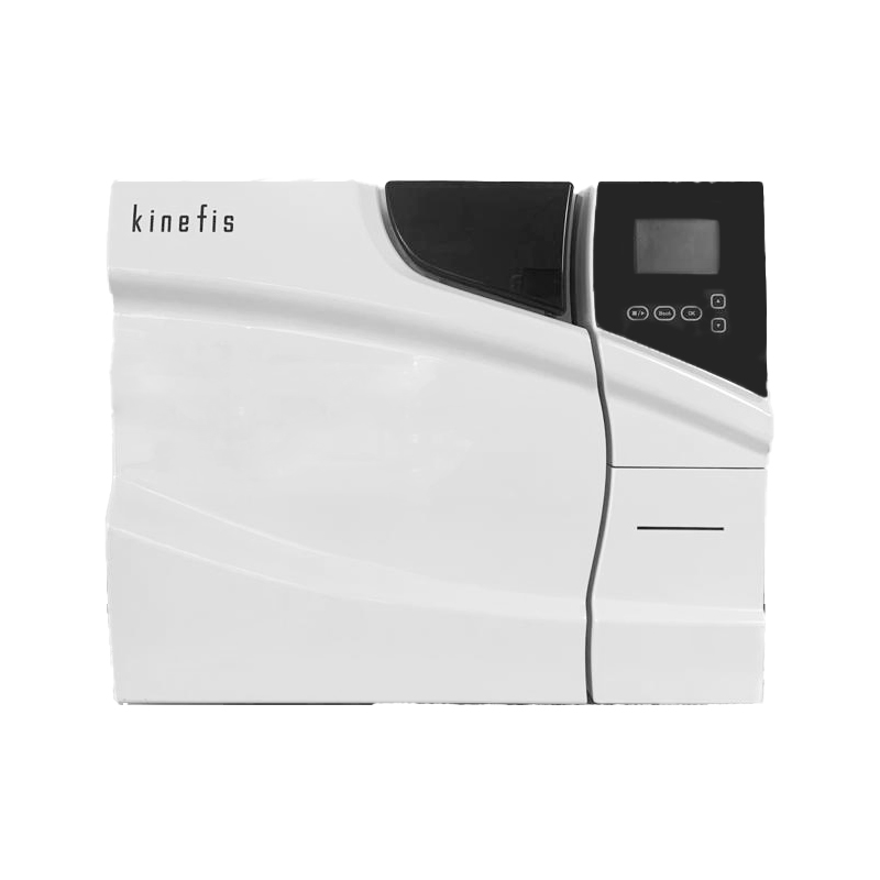 Autoclave Classe B 23 Litros Kinefis Deluxe + Destilador de água de presente: com impressora interna, duplo fechamento de segurança, USB e display LCD