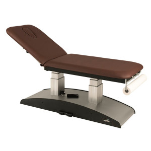 Marquesa elétrica Ecopostural: Elevação vertical, duas colunas e dois corpos e cabeça reclinable 20º em negativo (62 x 188cm)