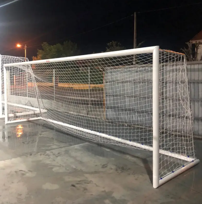 Gol de alumínio trasladables para futebol 7 (90 mm)
