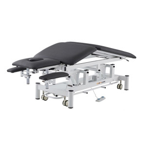 Marquesa Elétrica Nott Coinfycare: Cinco Corpos, Triplo Motor, Reposabrazos Abatibles e Estofado PU para Estétitca e Fisioterapia