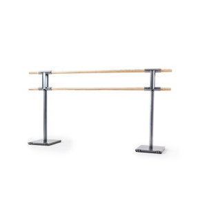Conjunto suporte com rodas varra ballet dobre + Duas barras