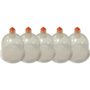 Ventosa de Plástico Descartáveis para Bomba de Aspiração: Pack 5 unidades(tamanhos disponíveis)