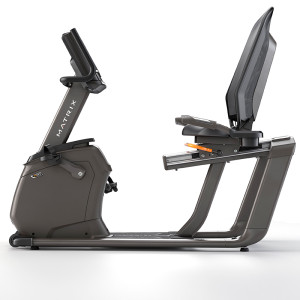 Bicicleta estática reclinada Matrix Bike Recumbent R30: Versatilidad e conforto com um desenho inovador