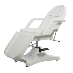 Cadeirão marquesa de estética Sart: Hidráulico com altura e inclinação regulable e reposabrazos removíveis