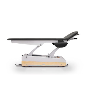 Marquesa elétrica de osteopatia Swop 2W Pró Physio: dois corpos, com reposabrazos laterais abatibles, cabeça ajustable, um motor, personalizável e