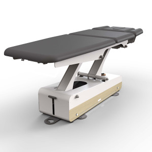 Marquesa elétrica 5 corpos para fisioterapia: elevação central motorizada e calefação XL