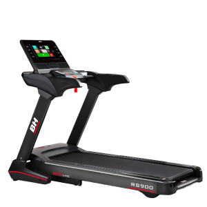 Fita de correr RS900 Multimédia BH Fitness: com um ecrã táctil de 16" com acesso multimédia e bluetooth FTMS