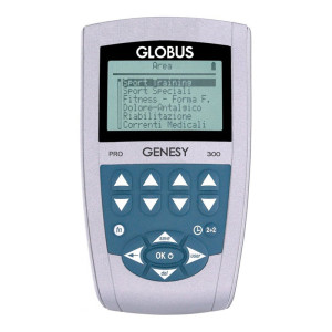 Electroestimulador Genesy 300 Pró com quatro canais e 91 programas: ideal para tratamentos analgésicos e de reabilitação