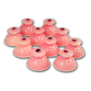 Kit de 10 Ventosas de Silicona Sem Succionador