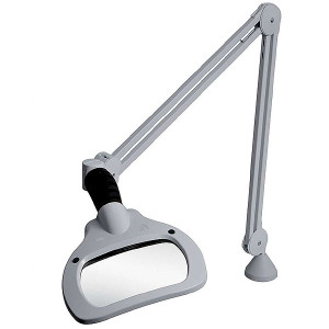 Candeeiro de acréscimo Wave LED com 5acréscimos: Lupa tridimensional ideal para trabalhos com objetos delicados