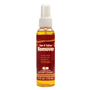 Tape - Tuffner® Remover Pump Spray, Citrus, 113 g. Solução líquida para retirar o adesivo dos bandas