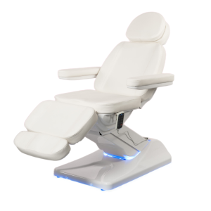Marquesa estética premium OÁSIS: Elétrica de 4 motores, reclinable, com ou sem Calefação
