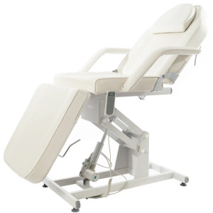 Cadeirão marquesa de estética Bucci: Elétrico com três corpos e regulação em altura, reposabrazos removíveis e buraco facial - OUTLET