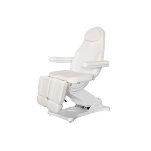 Cadeirão de Podología Elétrico SERENITY: Equipado com 3 motores, reposacabezas e reposapiés extensibles e desmontables