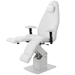 Cadeirão elétrico de podología Extens: Desenho minimalista e com um motor para regular a altura