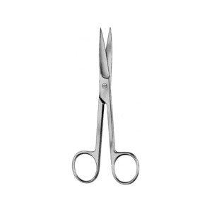 Tesoura Cirurgia Reta Ponta Aguda / Aguda Kinefis 11,5 cm, 14,5 cm e 18 cm