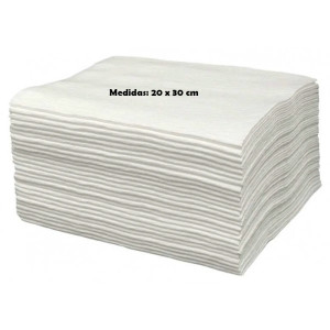 Toalhas descartáveis de TST com alto poder de secado: 20 cm x 30 cm (pack de 100 unidades)