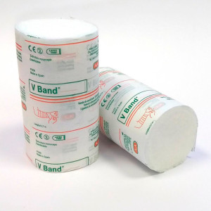 VBand 7,5 cm x 2,7 metros: Venda de almohadillado 100% viscosa, com dupla capa de tecido sem tecer (24 unidades)