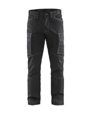 Blåklåder Blåkläder 1459 Service Buks Denim Med Stretch / Service Arbejdsbuks Denim Med Stretch - D88 - Sort
