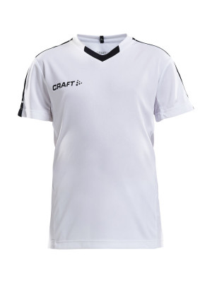 Craft 1905583 Progress Jersey Contrast Jr Børn / Spillertrøje / Sportstrøje / Trøje Bright Red/white 158/164
