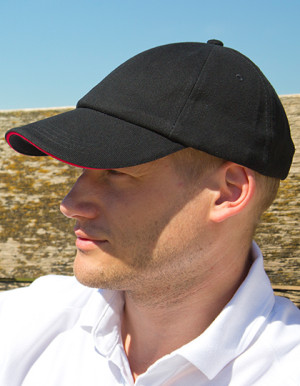Result Headwear Rh24p One Size Sort/rød