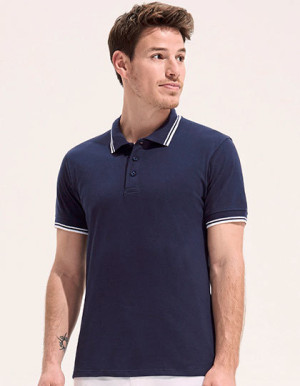 Sol´s L591 Poloshirts White / Aqua 3xl