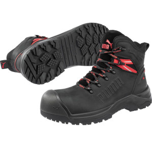 Puma Iron Hd Black Mid Sikkerhedsstøvlet S3s-Sort-45