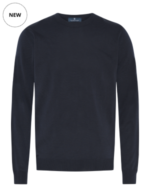 Cc55 51495 Stockholm Mens Pullover O Neck Herre Black L