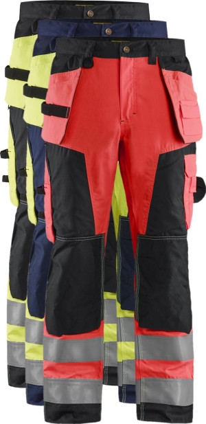 Blåklåder Blåkläder 1568 High Vis Buks / High Vis Arbejdsbuks - D124 - High Vis Gul/sort