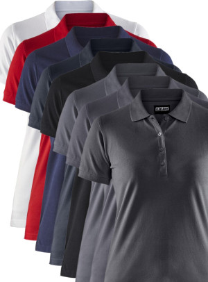 Blåklåder Blåkläder 3307 Dame Poloshirt / Dame Poloshirt - 3xl - Sort
