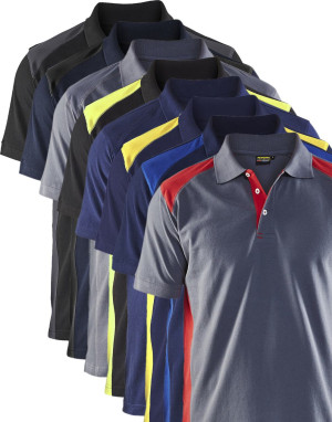 Blåklåder Blåkläder 3324 Poloshirt / Poloshirt - L - Mørk Marineblå/sort