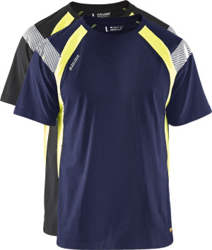 Blåklåder Blåkläder 3332 T-Shirt / T-Shirt - 3xl - Sort/high Vis Gul