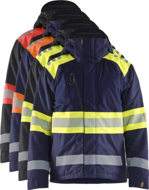 Blåklåder Blåkläder 4480 High Vis Vinterjakke / High Vis Vinterjakke - Xs - Marineblå/high Vis Gul