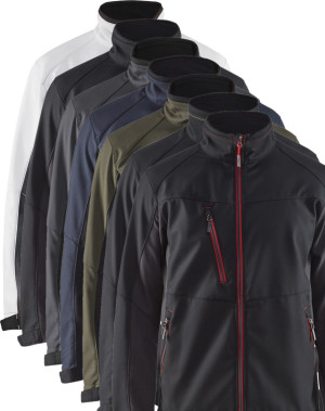 Blåklåder Blåkläder 4950 Softshell Jakke / Softshell Arbejdsjakke - M - Mellemgrå/sort