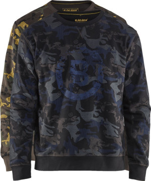 Blåklåder Blåkläder 9408 Sweatshirt 'B' Limited / Sweatshirt 'B' Limited - 3xl - Olivengrøn/sort