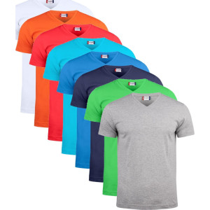 Clique 29035 Basic-T V-Neck Gråmeleret M
