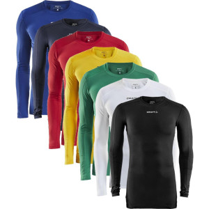 Craft 1906856 Pro Control Compression Long Sleeve Uni Unisex / Sports T-Shirt / T-Shirt Sweden Yellow 3xl