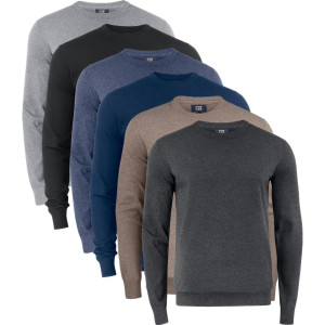 Cutter & Buck 355416 Oakville Crewneck Men / Trøje Greymel 4xl