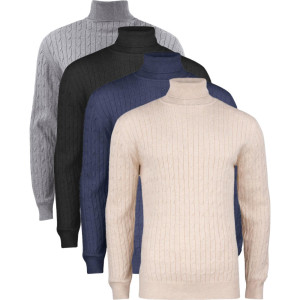 Cutter & Buck 355422 Blakely Rollerneck Men / Rullekrave Navymel 2xl