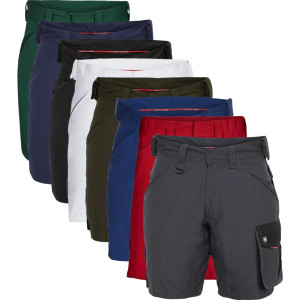 Engel 6810-254 Galaxy Shorts / Arbejdsshorts Tomato Red/antrazitgrå 80