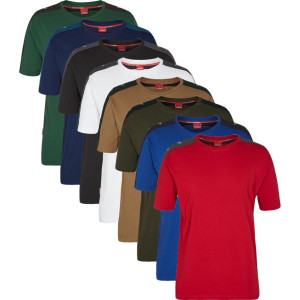 Engel 9810-141 Galaxy T-Shirt / Arbejds T-Shirt Antrazitgrå/tomato Red Xl