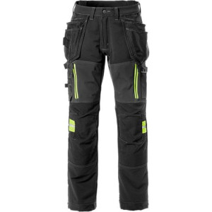 Fristads 129487 Håndværker Stretch Bukser 2566 / Arbejdsbukser Sort C44
