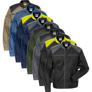 Fristads 129529 Jakke Dame 4556 / Arbejdsjakke Sort/hi-Vis Gul 2xl
