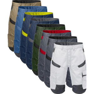 Fristads 129530 Shorts 2562 / Arbejdsshorts Sort/hi-Vis Gul C46