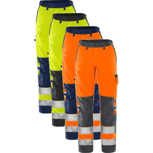 Fristads 131973 Hivis Green Bukser Dame Kl.2 2642 Gplu / Arbejdsbukser Hi-Vis Orange/marine 42